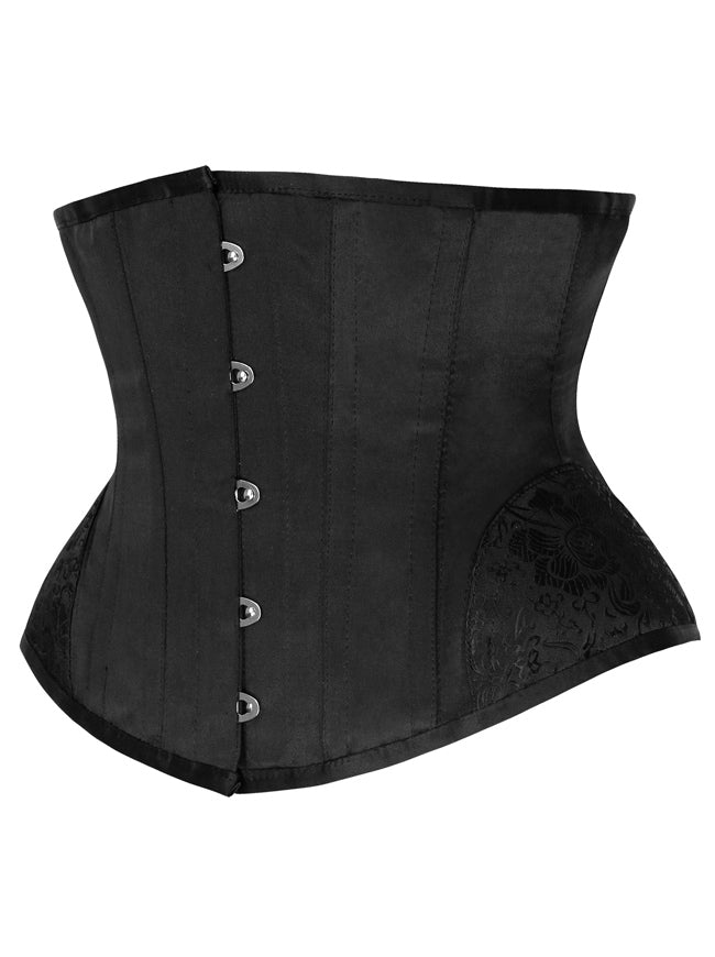 Vintage Retro Short Torso Underbust Corset Side View