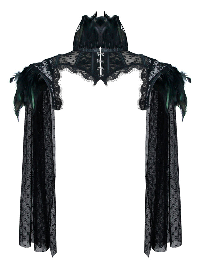 Steampunk Gothic Accessories Long Sleeves Bolero Jacket Shrug