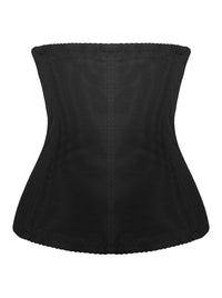 Latex Steel Boned Underbust Waist Training Shapewear Hourglass Corset Belt