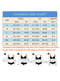 Charmian Waist Trainer for Women Latex Underbust Corset Sport Girdle Waist Cincher Body Shaper