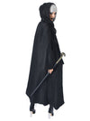 Gothic Hooded Cape Long Sleeves Magician Costume Cosplay Cape Vampire Costume Adult Witch Costume for Women