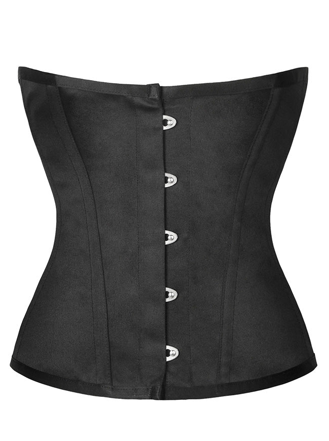 Women's Gothic Classic Steel Boned Underbust Waist Training Corset Main View