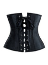 Steampunk Gothic Vintage Plastic Bones Steel Busk Closure Underbust Corset