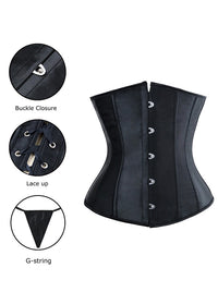 Vintage Renaissance Cosplay Fashion Show Waist Training Underbust Corset