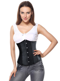 Black Fashion Elegant Burlesque Lace Up Underbust Bridal Corset