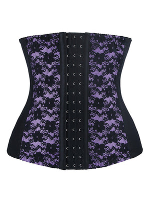 Purple  Lace Waist Trainer