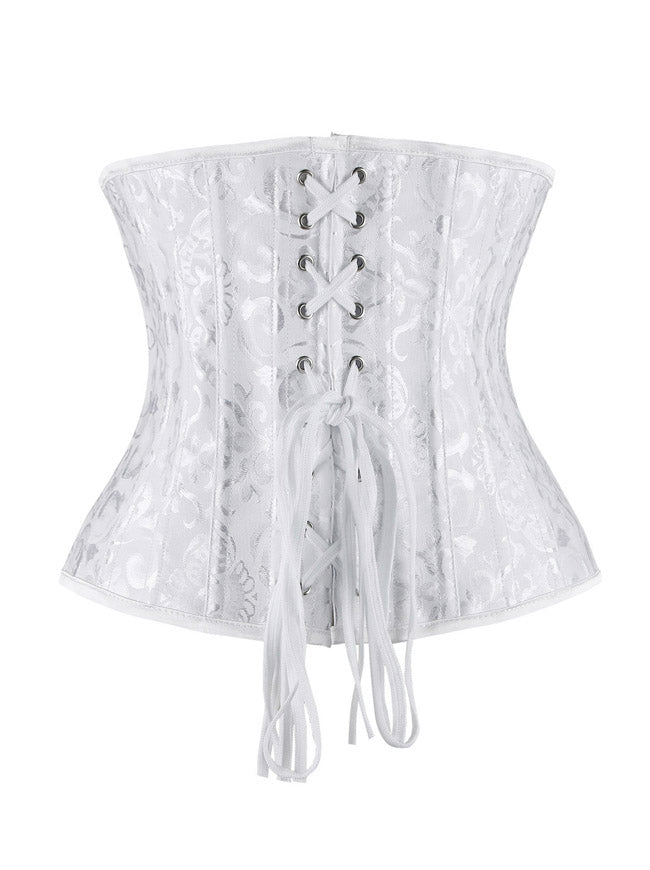 Classics Front Busk Closure and Back Lace Up Underbust Corset