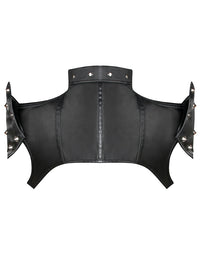 Pirate Costume Accessories Cosplay Black Shrug Back View