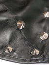 Punk Rock Halloween Costume Accessories Silver Rivets Pauldron Detail View-3