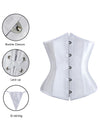 Vintage Renaissance Gothic Lace Up Short Torso Waist Training Corset