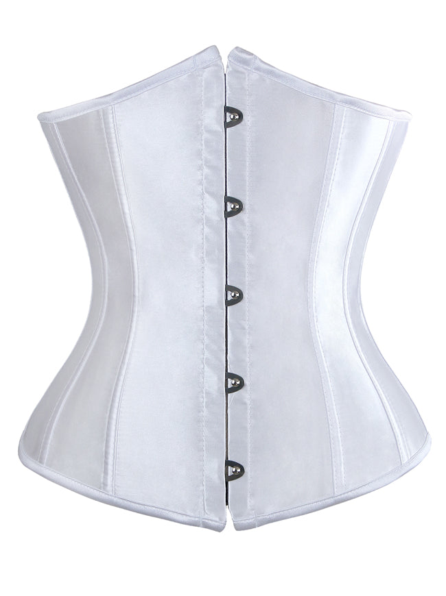 Fashion Satin Waist Training Cincher Boned Underbust Corset Top