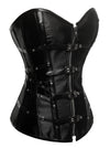 Retro Renaissance Zipper Closure Lace Up Overbust Cosplay Corset