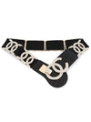 Stylish Rhinestone Elastic Alloy Buckle Waist Belt Waist Accessories