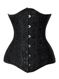 26 Steel Boned Brocade Underbust Waist Training Cincher Corset Main Image