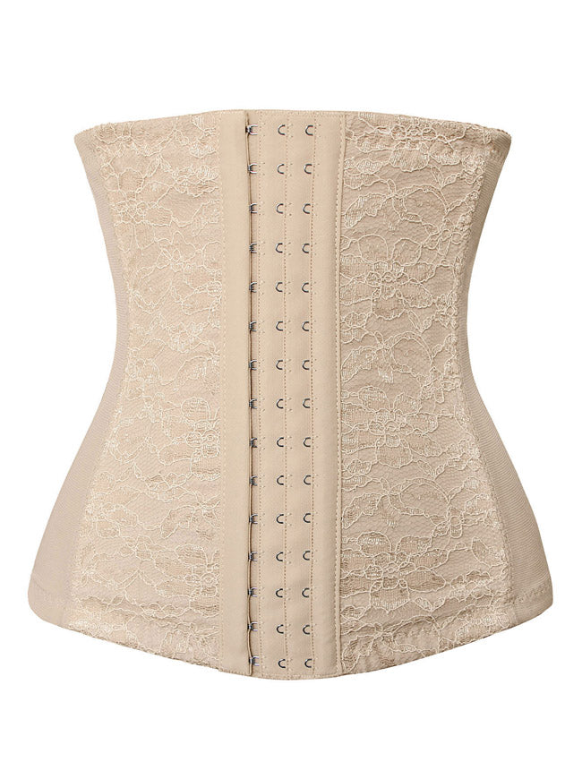 White Lace Underbust Waist Shapewear Corset Main Image