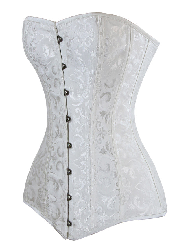 Victorian Steel Boned Long Lined Weight Loss Waist Trainer Corset