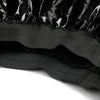 Gothic Punk Retro Y2K Short Faux Leather Clubbing Party Casual Ruffle Skirt Detail View