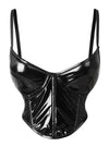 Retro Spaghetti Strap Punk Cami Clubwear Y2K Corset Top