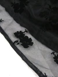 Vintage Retro Irregular Embroidered Elastic Waistband Party Skirt