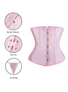 Fashion Burlesque Women Cheap Strapless Lace Up Dance Waist Cincher Corset Tops Detail View