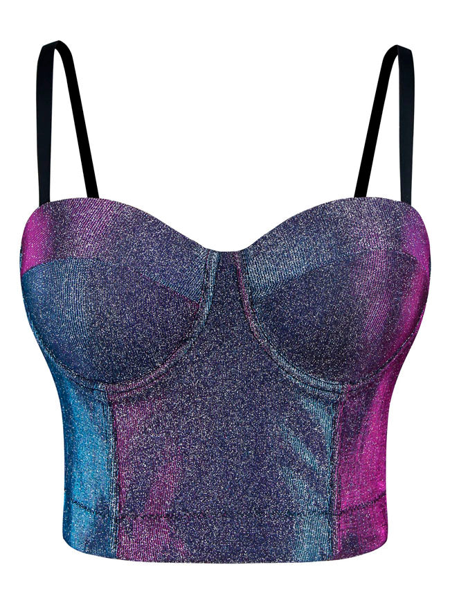 Super Sexy Side Boob Tight Tank Crop Top for Raves, Festival