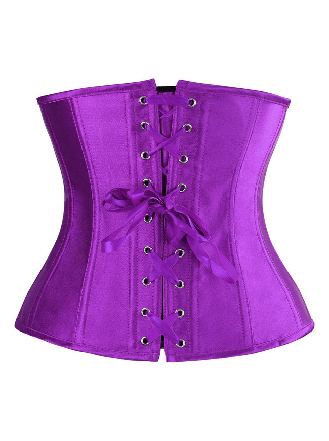 Purple Lace Waist Trainer – Charmian Corset