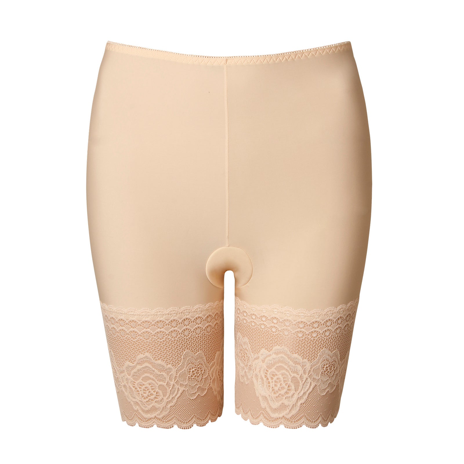 Shapewear Shorts for Women Tummy Control Body Shaper High Waisted Shapewear  Underwear Lace Shaping Boyshorts(A#beige-lace Trim,Small) at  Women's  Clothing store